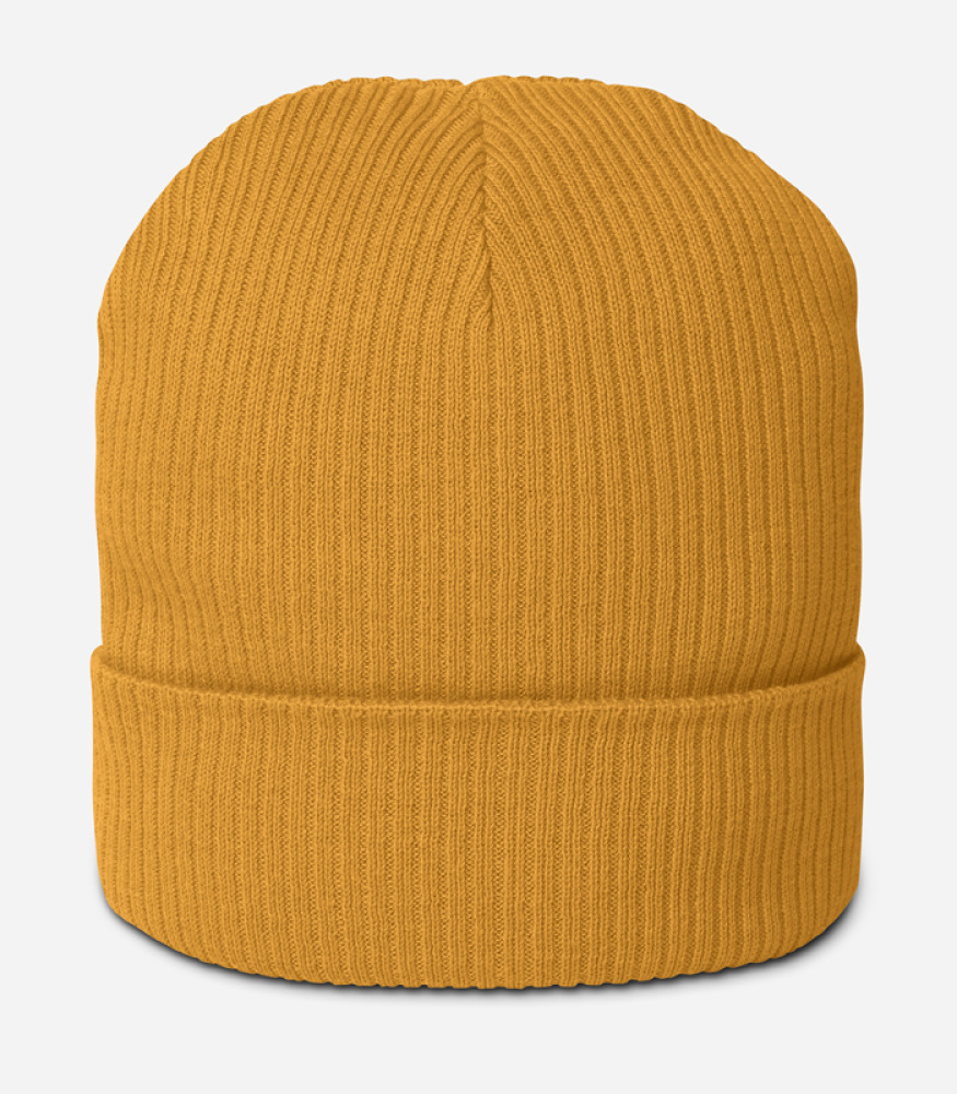 Organic ribbed panda – Mustard Yellow