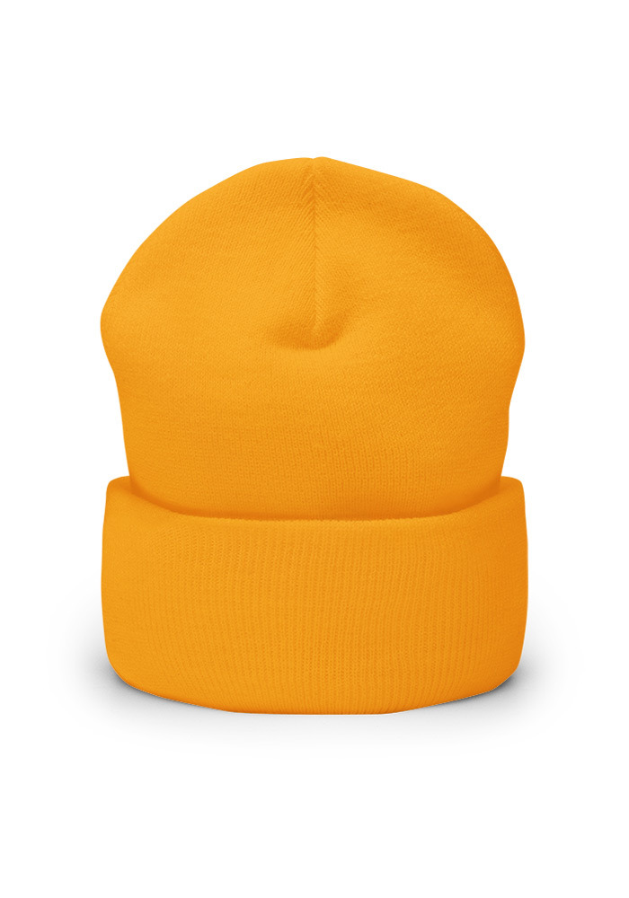 Cuffed Beanie Daddy – Gold