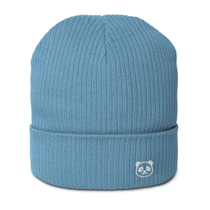Organic ribbed panda – Light Avio Blue