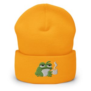Kaffeefrosch Classic Beanie – Gold