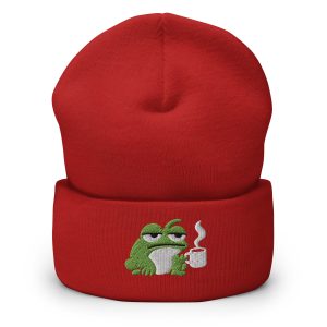 Kaffeefrosch Classic Beanie – Rot