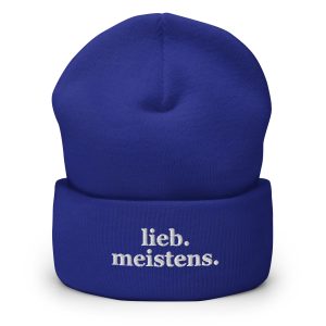 Meistens lieb Classic Beanie – Royal