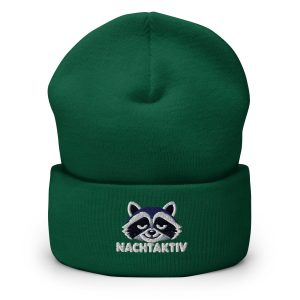 Nachtaktiv Classic Beanie – Tannengrün