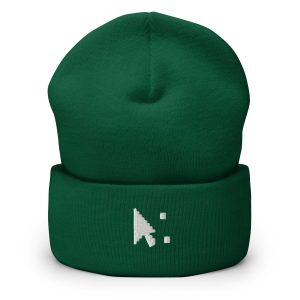 Cursor Pause Classic Beanie – Tannengrün