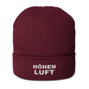 Höhenluft Organic Beanie – Bordeaux