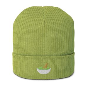 Matcha Moment Organic Beanie – Leaf Green