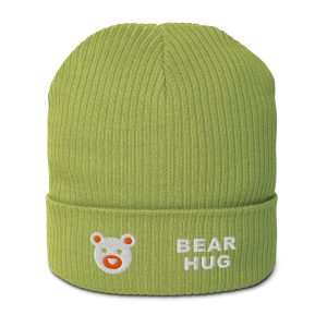 Bear Hug Organic Beanie – Leaf Green