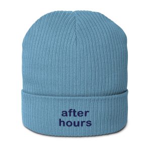 After Hours Organic Beanie – Light Avio Blue