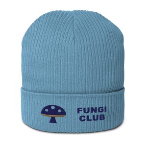 Fungi Club Organic Beanie – Light Avio Blue