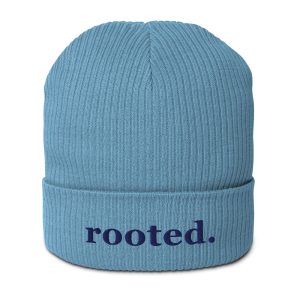 Rooted Organic Beanie – Light Avio Blue