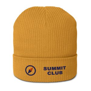 Summit Club Organic Beanie – Mustard Yellow