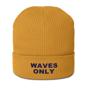Waves Only Organic Beanie – Mustard Yellow