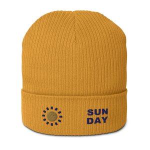 Sun Day Organic Beanie – Mustard Yellow