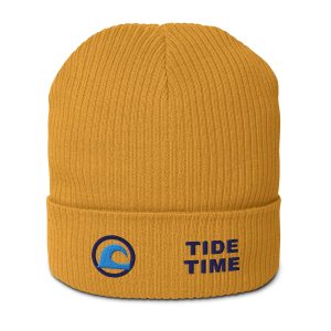 Tide Time Organic Beanie – Mustard Yellow